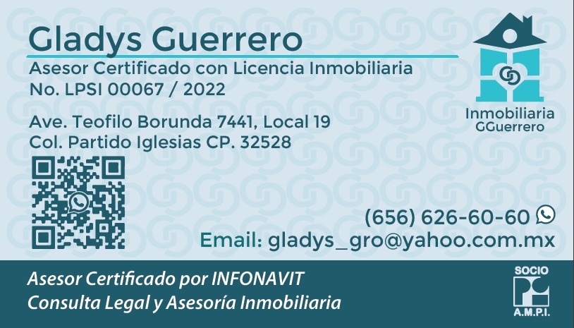 Tarjeta Gladys Guerrero